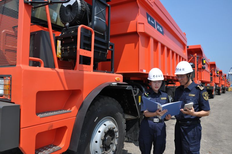 煙臺(tái)港中非班輪發(fā)運(yùn)量增長超3倍（圖）